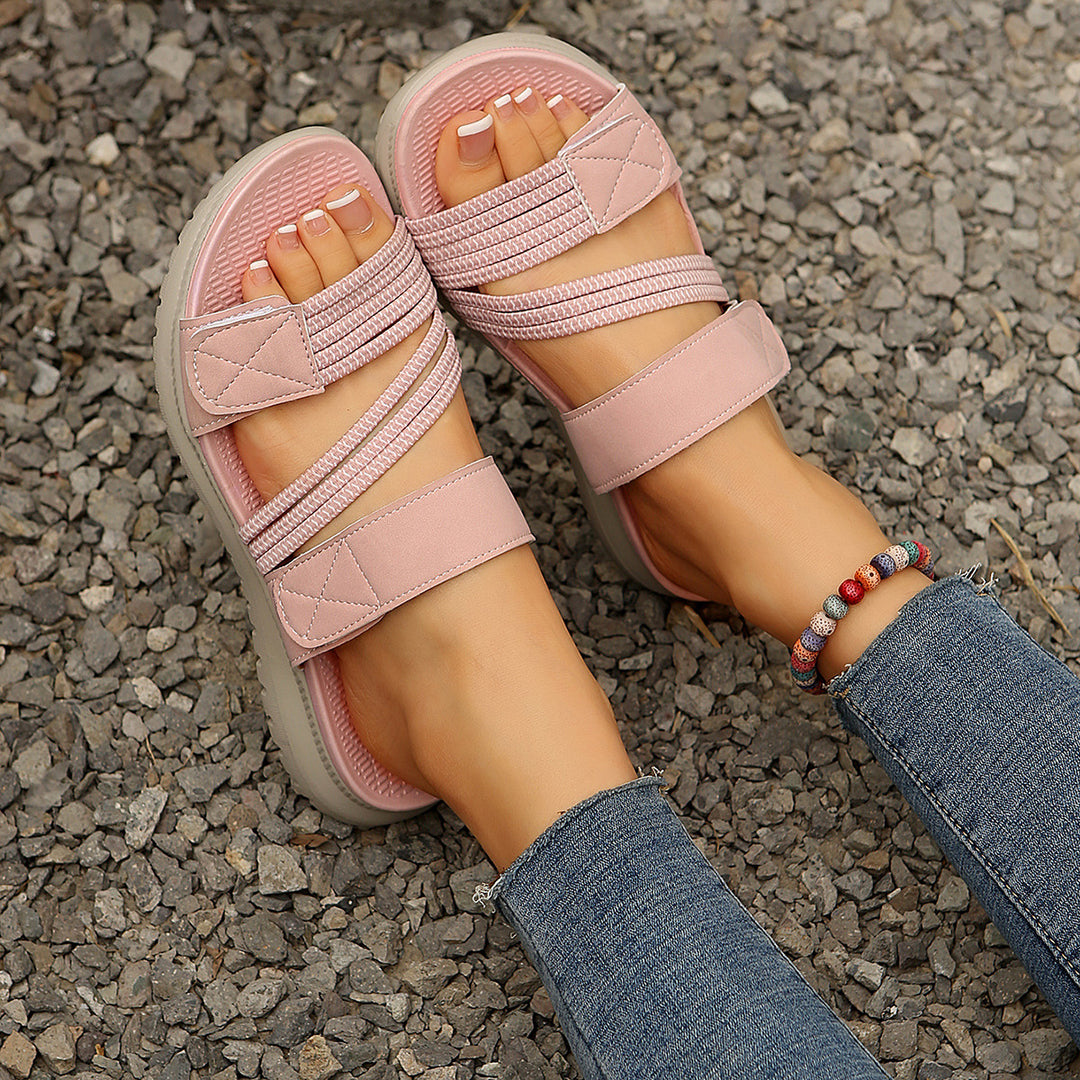 Damen Bequeme und stilvolle Fußbett-Sandalen EB