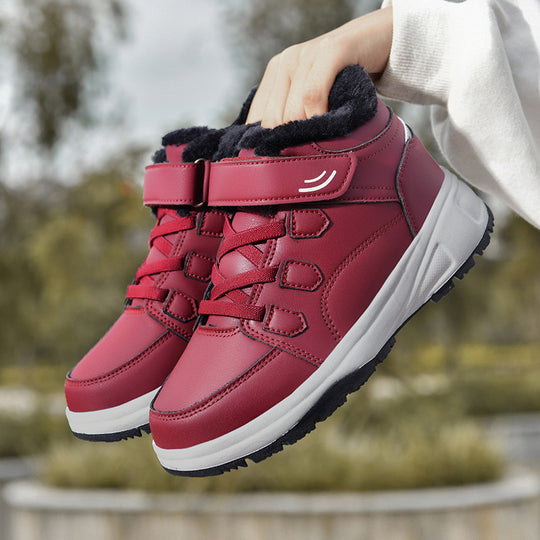 Damen isolierte Outdoor-Wanderschuhe mit rutschfester Sohle und verstellbarem Klettverschluss EB