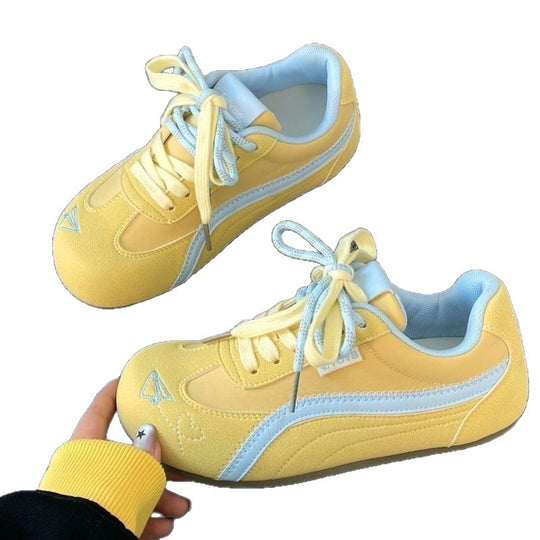 Damen Sportliche Sneaker mit atmungsaktiver Oberflächenstruktur und flexiblem Komfortdesign EB