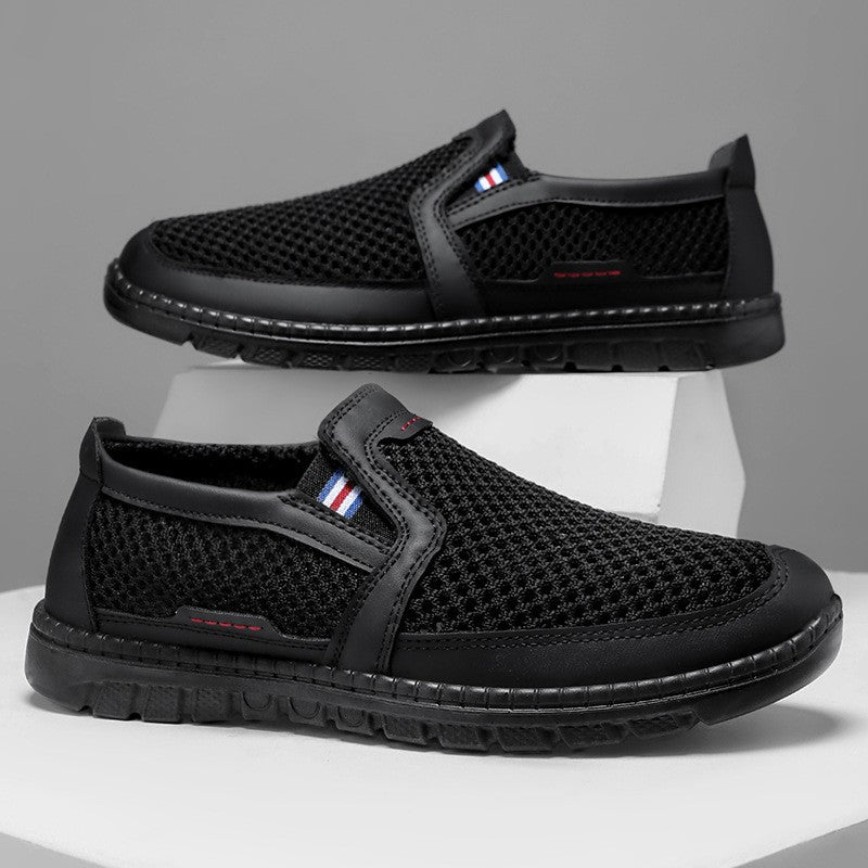 Damen Bequeme Slip-On Schuhe mit atmungsaktivem Obermaterial EB