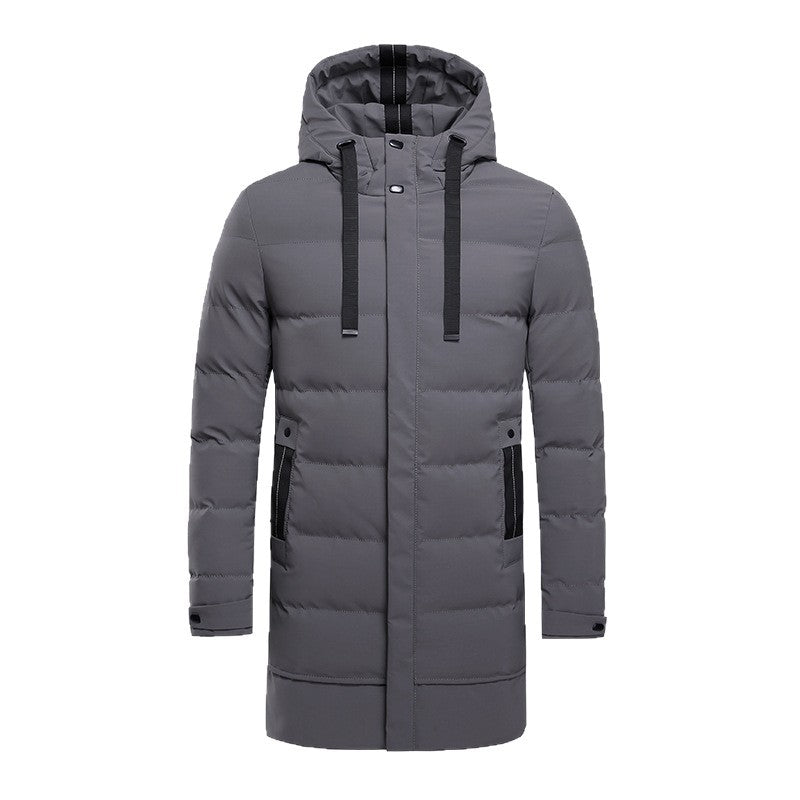 Herren isolierte Outdoor-Jacke mit verstellbarer Kapuze und funktionalen Taschen EB
