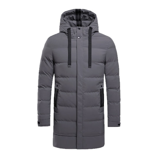 Herren isolierte Outdoor-Jacke mit verstellbarer Kapuze und funktionalen Taschen EB
