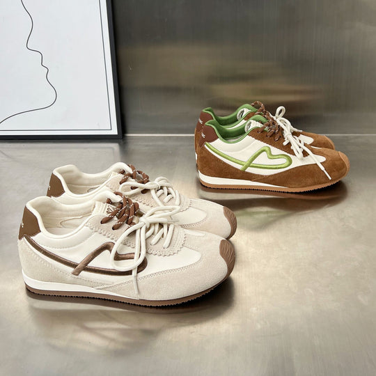 Damen sportliche Sneaker mit hochwertiger Verarbeitung und rutschfester Sohle EB