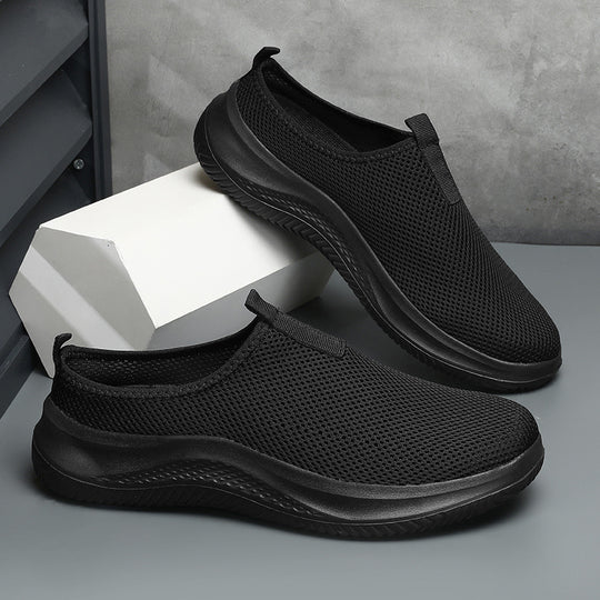 Unisex nan leichter Netzgewebe-Schlupf-Sneaker mit atmungsaktivem Obermaterial, dämpfender EVA-Zwischensohle und rutschfester Profilsohle EB