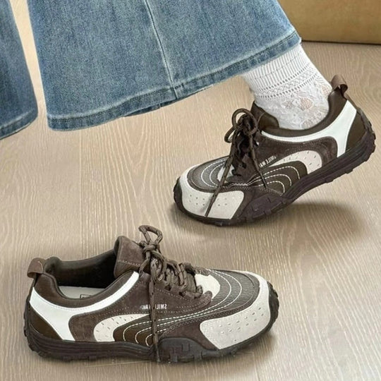 Damen Lauf- und Freizeitschuhe mit atmungsaktiver Mesh-Oberfläche und widerstandsfähiger Sohle EB
