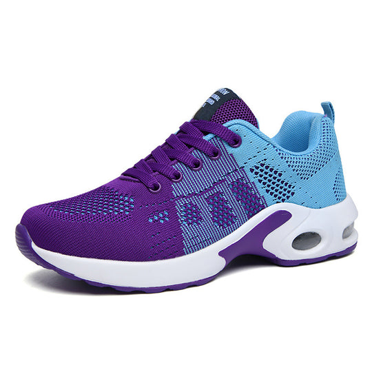 Damen Sportliche Laufschuhe mit atmungsaktiver Mesh-Oberfläche und dämpfender Sohle EB
