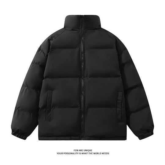 Herren warm gefütterte Winterjacke mit hohem Kragen und praktischem Reißverschluss EB