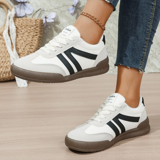 Damen Freizeit-Sneaker mit atmungsaktiver Obermaterialkombination und rutschfester Sohle EB