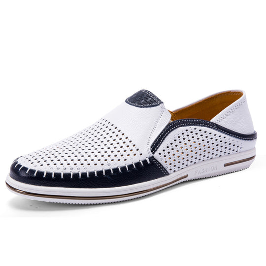 Herren Atmungsaktive Mokassins mit flexibler Sohle EB