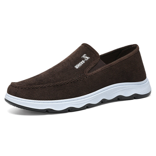 Damen Bequeme und modische Slip-On Sneakers mit rutschfester Sohle EB