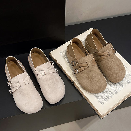 Damen Clogs mit modischem Riemendesign und komfortabler Sohle EB