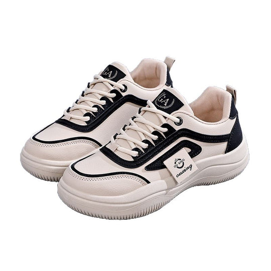 Damen Sportliche Sneaker mit gepolsterter Innensohle und modischem Materialmix EB