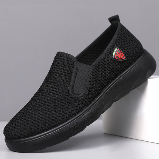 Damen Slip-On Sneakers aus atmungsaktivem Mesh mit komfortabler Dämpfung EB
