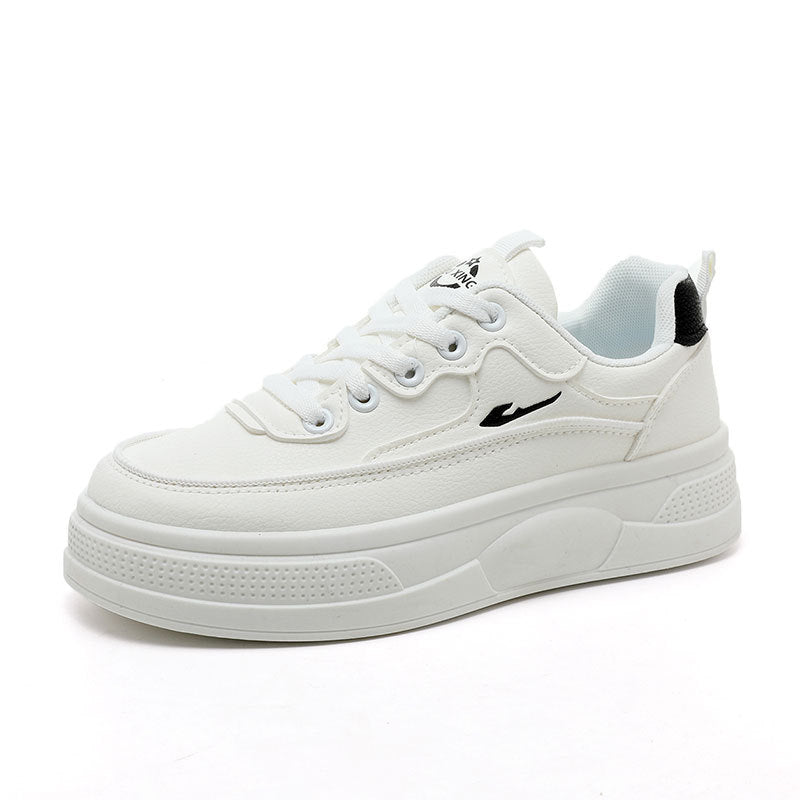 Damen modische Plateau-Sneaker mit ergonomischem Design und dämpfendem Sohlenprofil EB