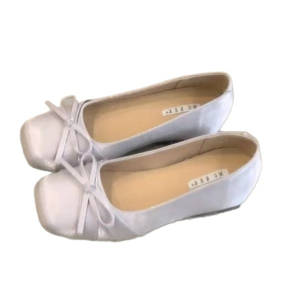 Damen Ballerinas mit dekorativem Schleifendetail und komfortablem Fußbett EB