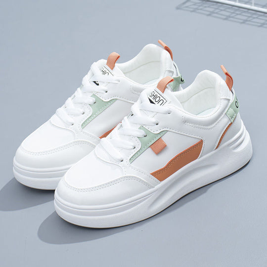 Damen modische Chunky-Sneaker mit verstärktem Fersenbereich und atmungsaktiver Sohlenkonstruktion EB