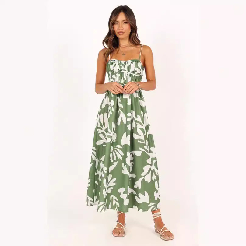 Damen Maxikleid mit floralem Druck EB