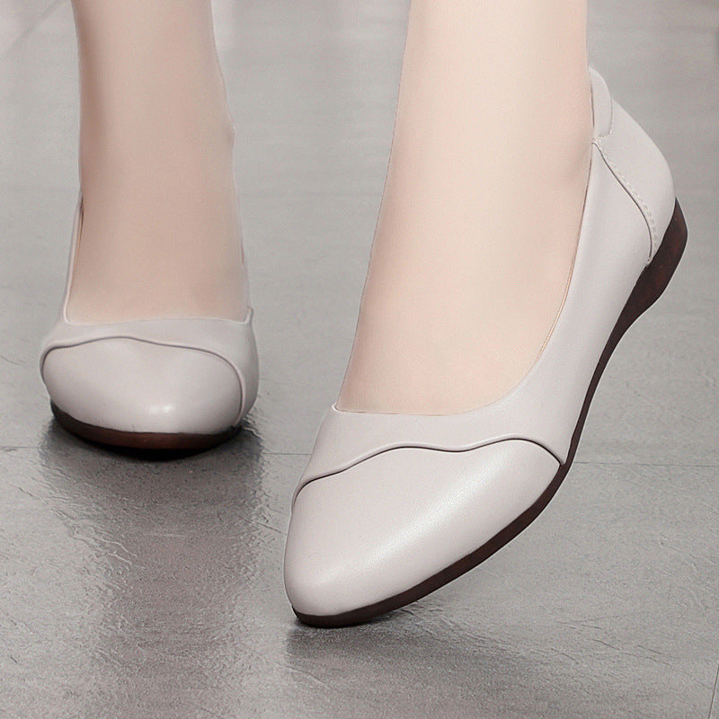 Damen elegante und komfortable Flatschuhe mit geschlossener Spitze EB