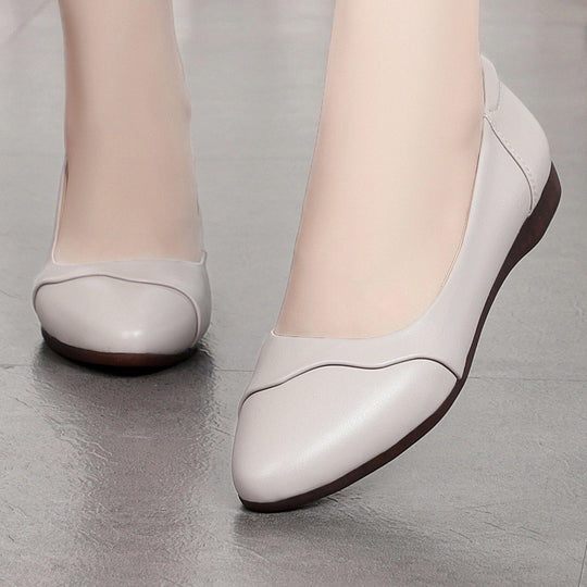 Damen elegante und komfortable Flatschuhe mit geschlossener Spitze EB