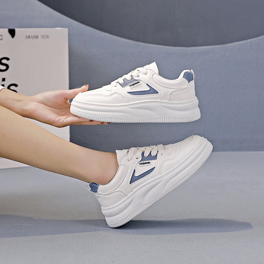 Damen bequeme Sneaker mit sportlichem Design und stoßdämpfendem Fußbett EB