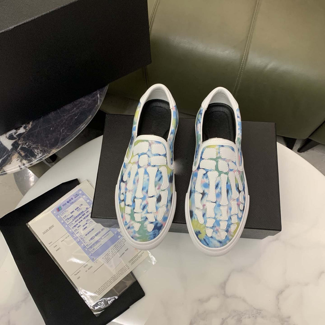 Damen Slip-On Sneakers mit innovativem Oberflächenmuster und rutschfester Sohle EB