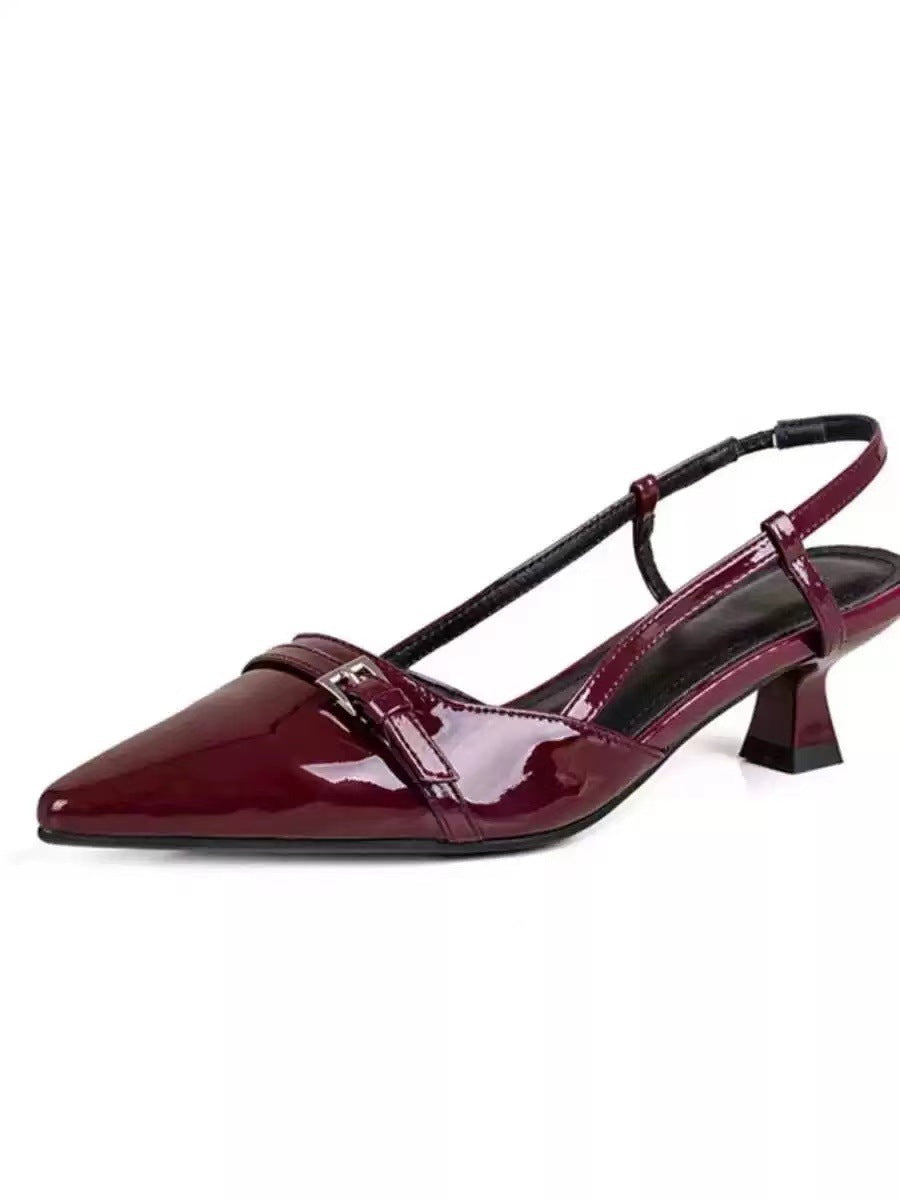 Damen Slingbacks mit elegantem Blockabsatz EB