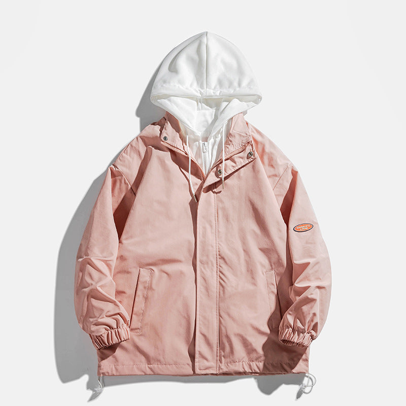Unisex Übergangsjacke mit Kapuze und atmungsaktivem Innenfutter EB