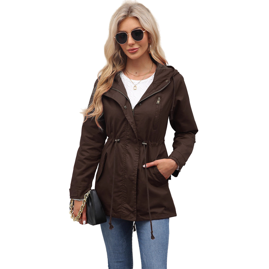 Damen Funktionsjacke mit verstellbarem Bund und Reißverschluss EB