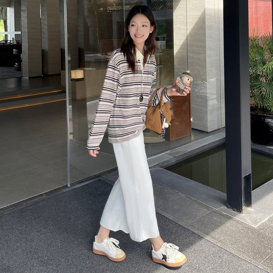 Damen modische Sneakers im Retro-Stil mit ergonomischer Dämpfung EB