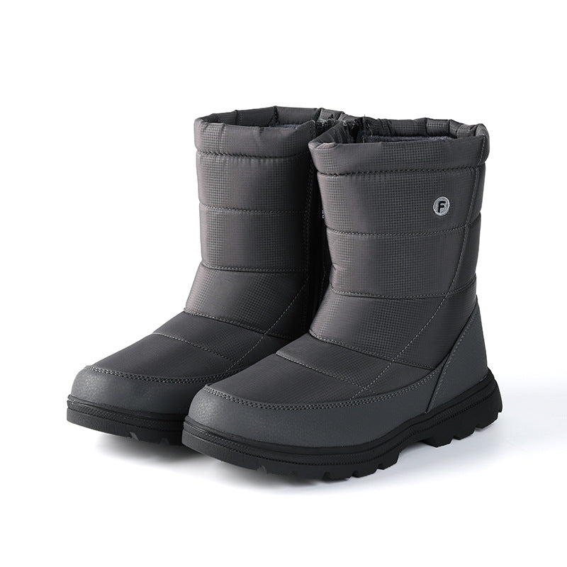 Damen isolierte Winterstiefel mit rutschfester Sohle und praktischem Schnellverschluss EB