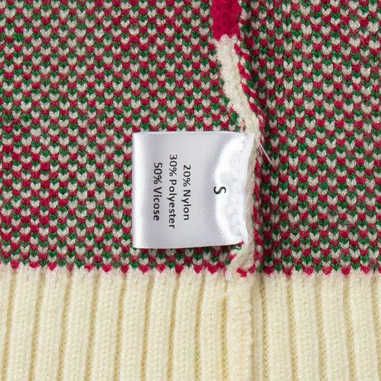 Damen Kuscheliger Strickpulli mit Kirschenmuster EB