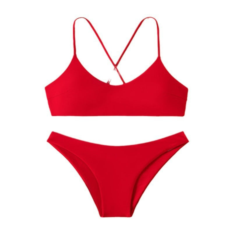Damen Sportlicher Badezweiteiler EB