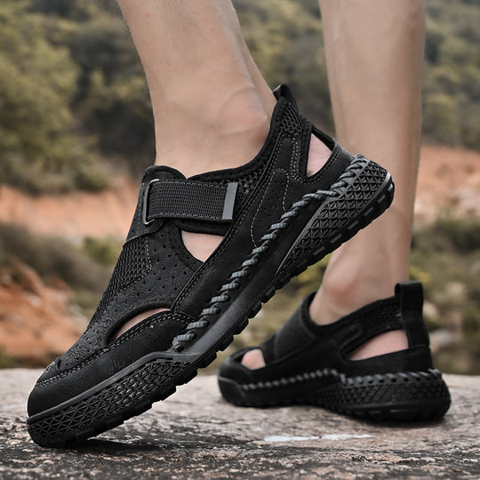 Damen Atmungsaktive Freizeitschuhe mit elastischen Riemen und rutschfester Sohle EB