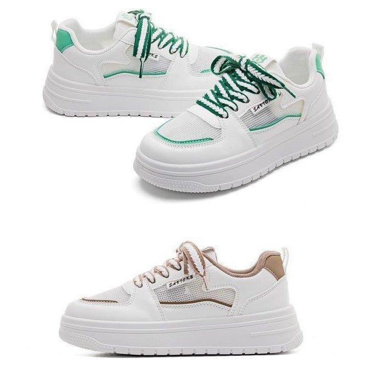 Damen Sportliche Sneakers mit luftiger Mesh-Oberfläche und dämpfender Sohle EB