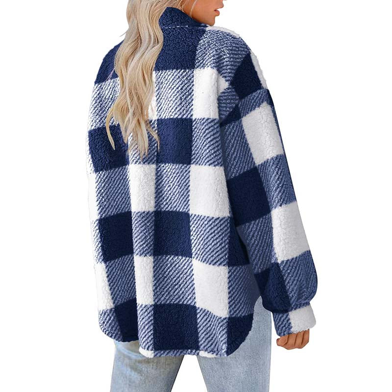 EB | Warmer Karierter Mantel