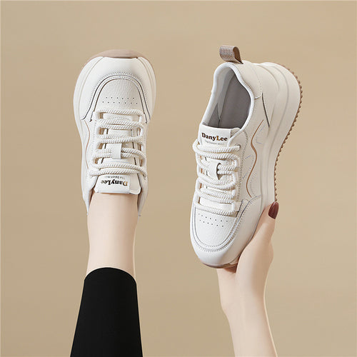 Damen sportliche Lauf- und Fitness-Sneaker mit gepolsterter Sohle EB