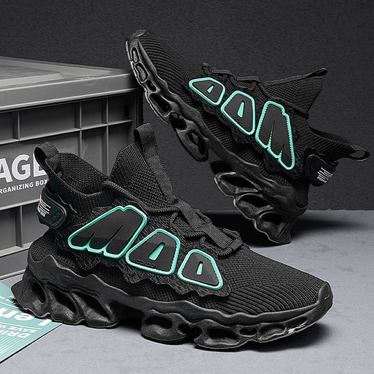 Damen Sportliche High-Performance Sneakers mit atmungsaktiver Oberflächenstruktur EB