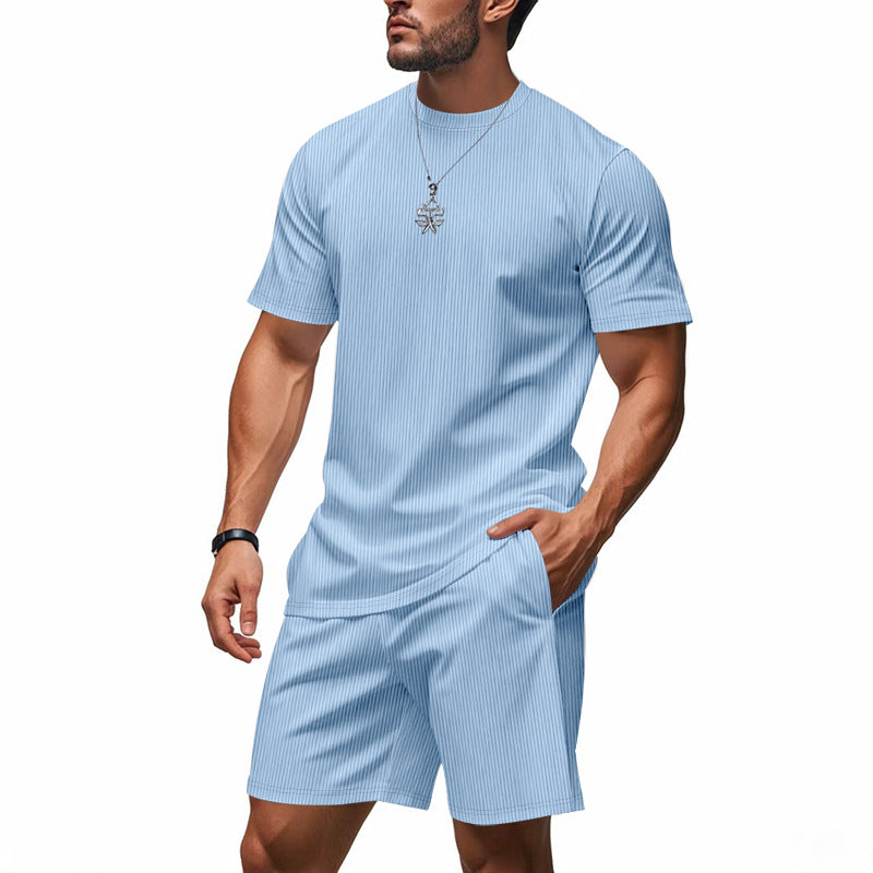 Herren stylishes Freizeit-Set aus atmungsaktivem Material EB