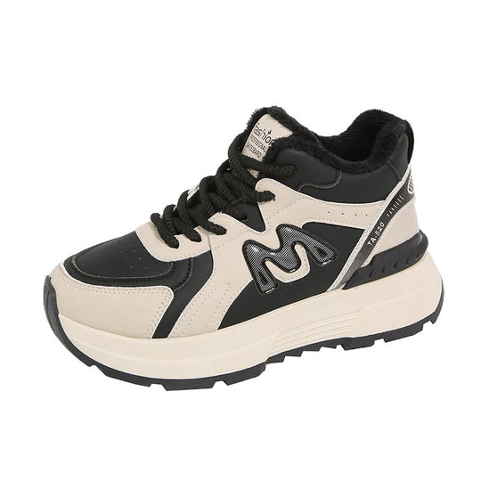 Damen Winterliche Sneaker mit kuscheligem Innenfutter und rutschfester Sohle EB