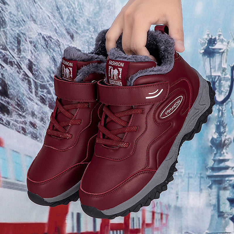 Damen Winterliche Schnürstiefel mit wärmendem Innenfutter EB