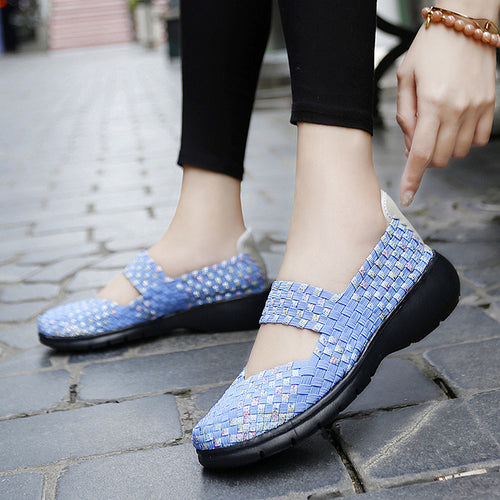 Damen Komfortable Ballerinas mit flexiblem Design und rutschfester Sohle EB