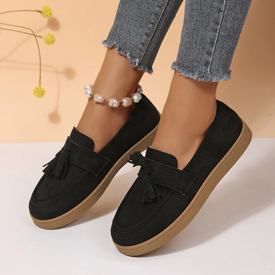 Damen Mokassins mit Quasten EB