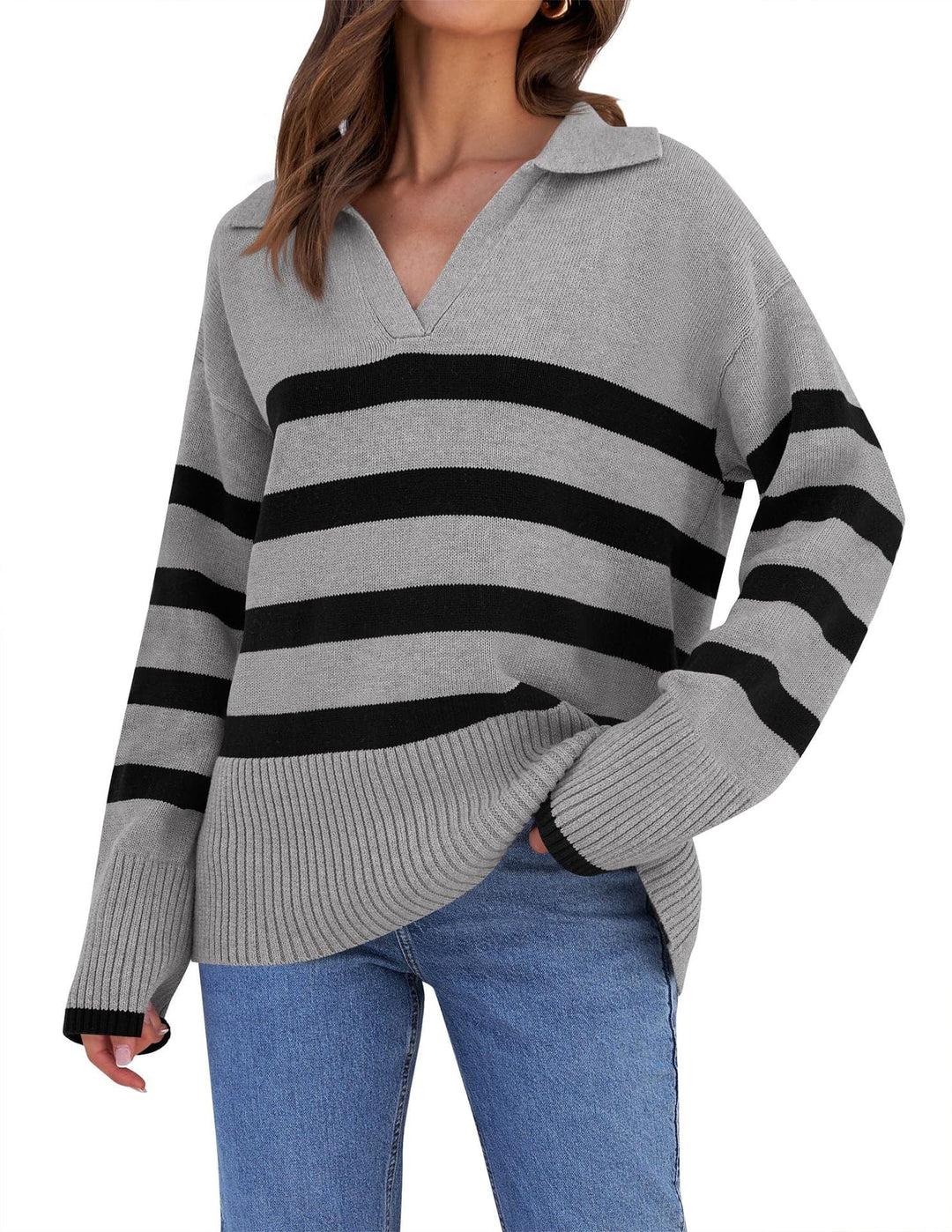 EB | Oversized Pullover Lässiger Moderner Stil Ideal für den Winter