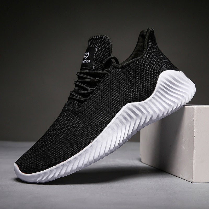 Damen Sneakers mit atmungsaktiver Strick-Oberfläche und flexibler Laufsohle EB