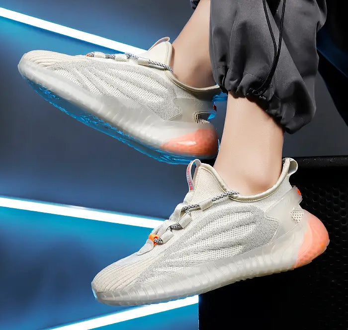 Damen Sportliche Sneakers mit atmungsaktiver Mesh-Oberfläche und dämpfender Lauftechnologie EB