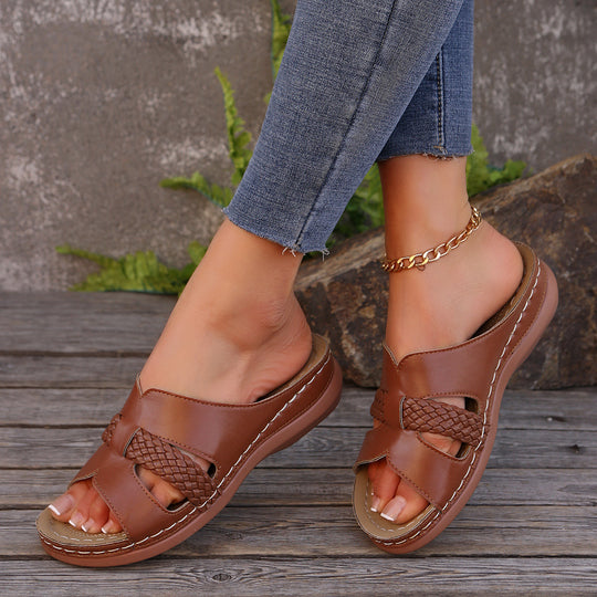 Damen komfortable und elegante Riemensandalen EB