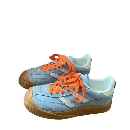 Damen sportliche Sneakers mit hochwertiger Oberflächenstruktur und dämpfender Sohle EB
