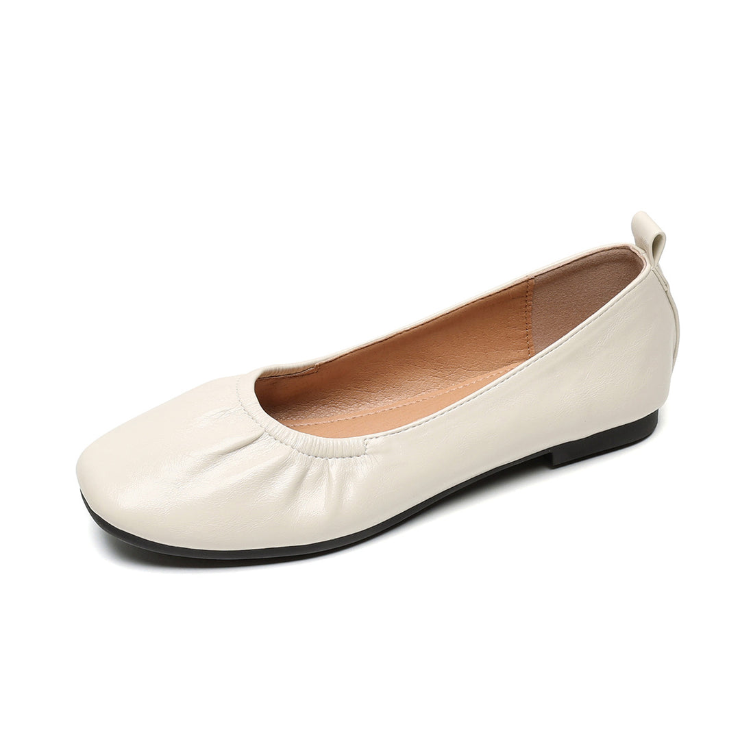 Damen Ballerinas mit dezentem Faltenwurf EB