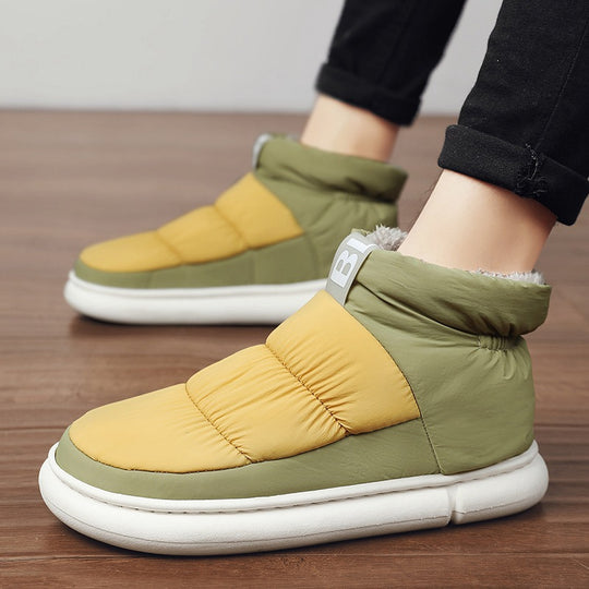 Damen Bequeme und warme Winterhausschuhe EB