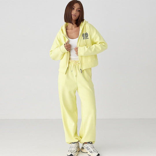 Damen lässiges Sweatshirt- und Jogginghose-Set EB